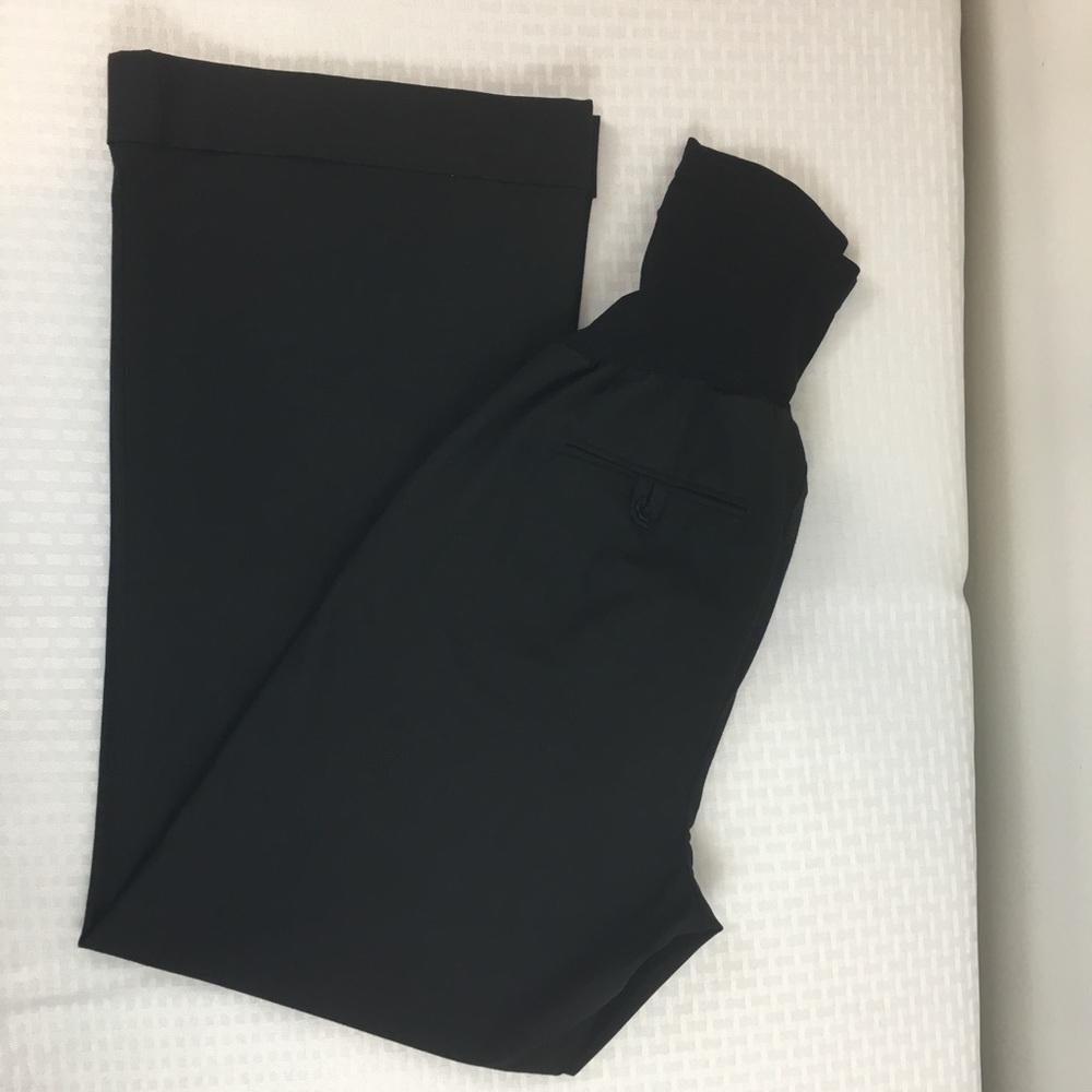 A Pea in the Pod Maternity Black Dress Pants + Bonus M